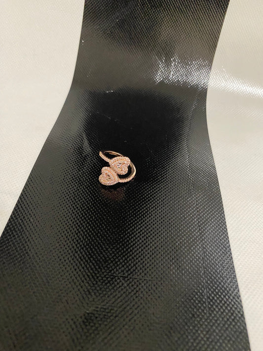 double heart ring